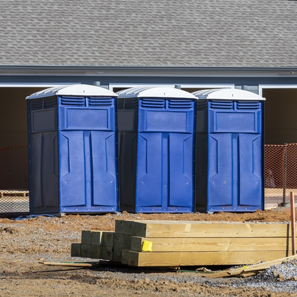 are there any restrictions on where i can place the porta potties during my rental period in La Grange